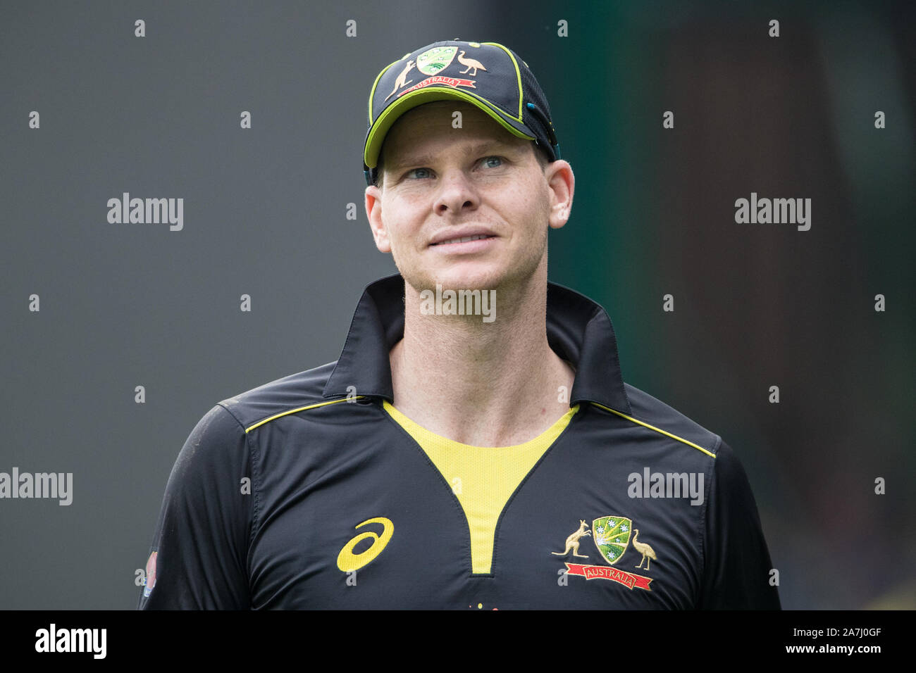 Sydney, Australie. 06Th Nov, 2019. Steve Smith, de l'Australie au cours de la Gillette T20 série internationale match entre l'Australie et le Pakistan à au Sydney Cricket Ground, Sydney, Australie. Photo de Peter Dovgan. Credit : UK Sports Photos Ltd/Alamy Live News Banque D'Images