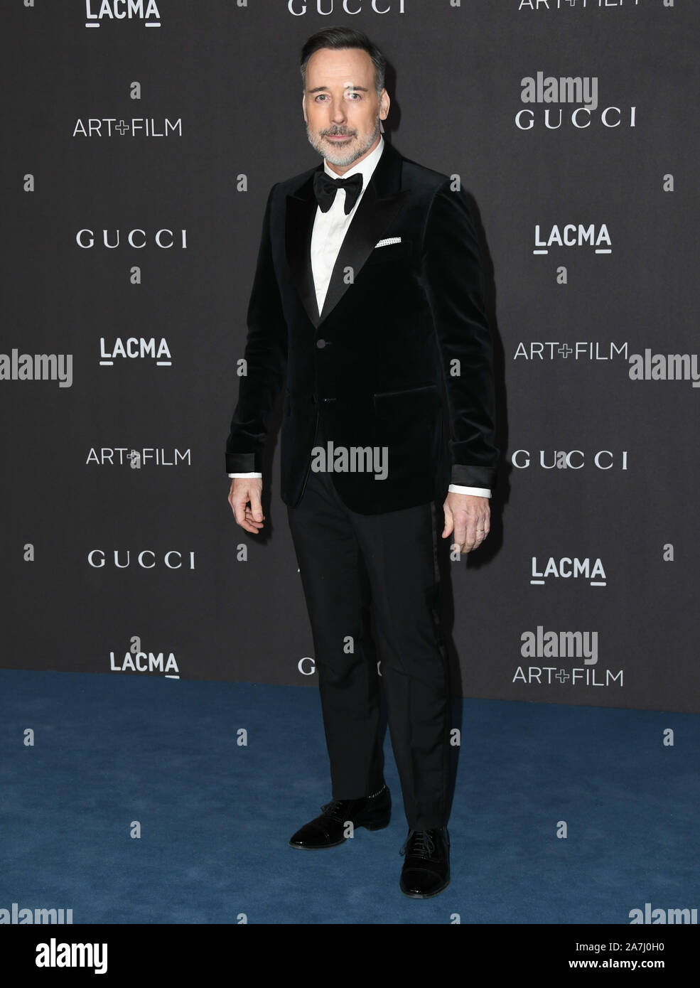 Le 2 novembre 2019, Los Angeles, Californie, USA : 02 novembre 2019 - Los Angeles, Californie - David Furnish. 2019 LACMA Art  + Film Gala présenté par Gucci tenu au LACMA. Crédit photo : Birdie Thompson/AdMedia (crédit Image : © Birdie Thompson/AdMedia via Zuma sur le fil) Banque D'Images