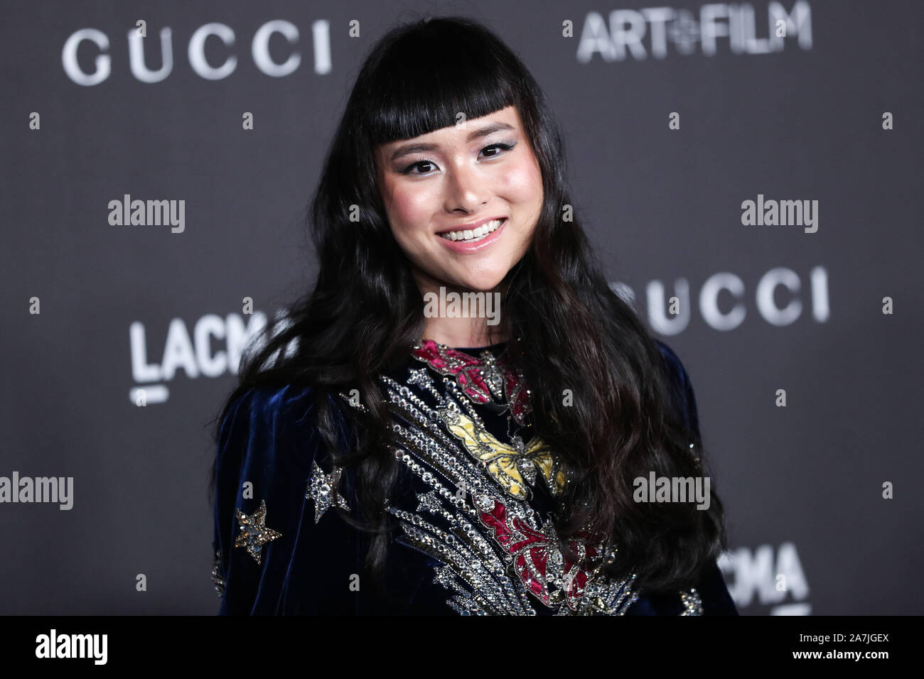 LOS ANGELES, CALIFORNIE, USA - 02 novembre : Asie Chow arrive au LACMA Art  + Film 2019 Gala tenu au Los Angeles County Museum of Art, le 2 novembre 2019 à Los Angeles, Californie, États-Unis. (Photo par Xavier Collin/Image Press Office) Banque D'Images