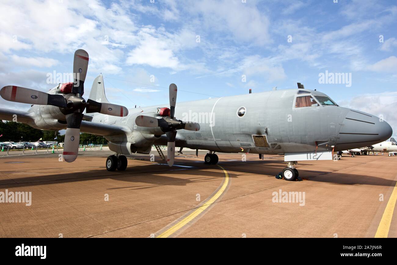 Royal Canadian Air Force Lockheed CP-140 Aurora en exposition statique au Royal International Air Tattoo 2019 Banque D'Images