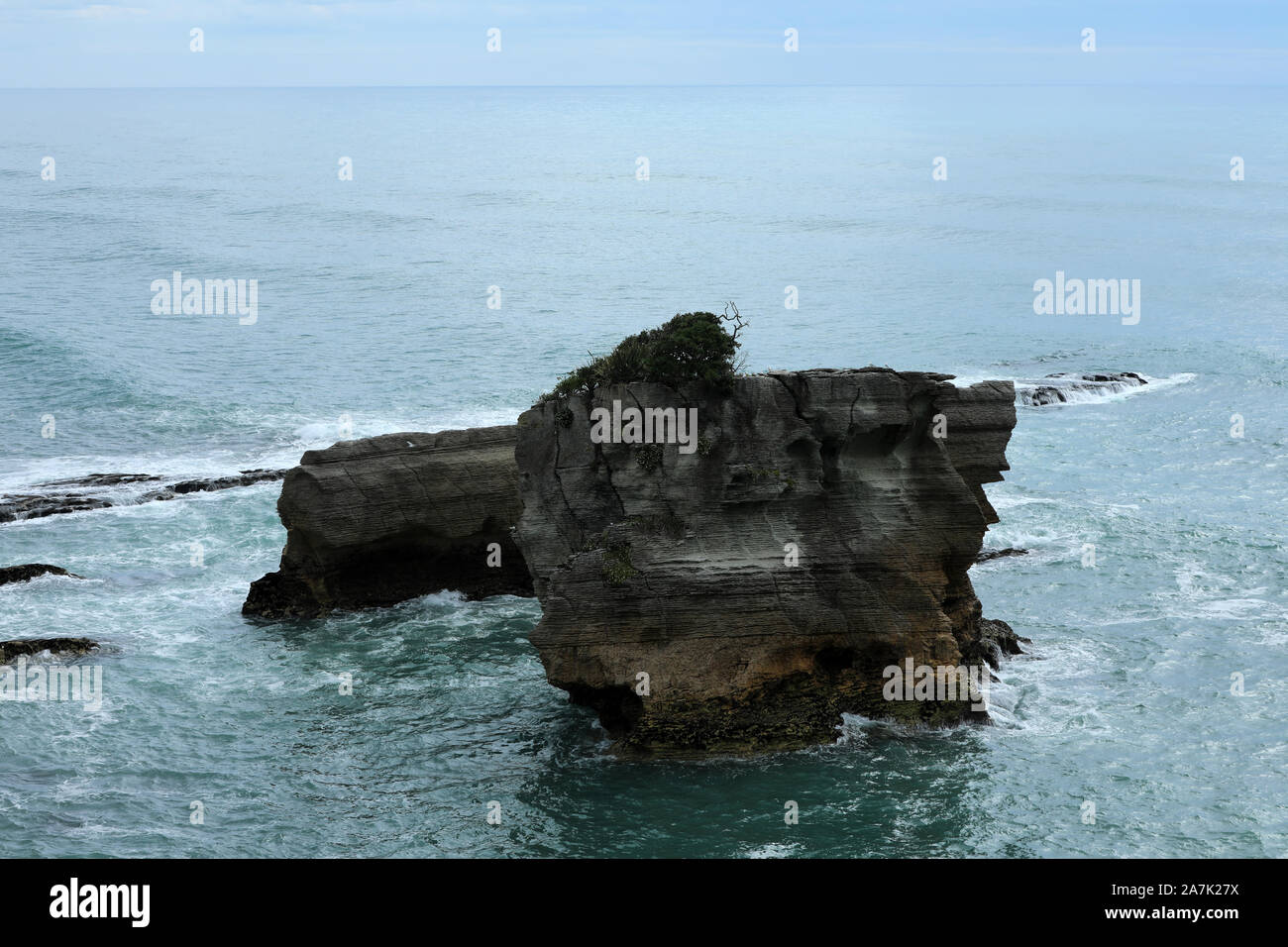 Pancake Rocks Nouvelle Zélande Banque D'Images