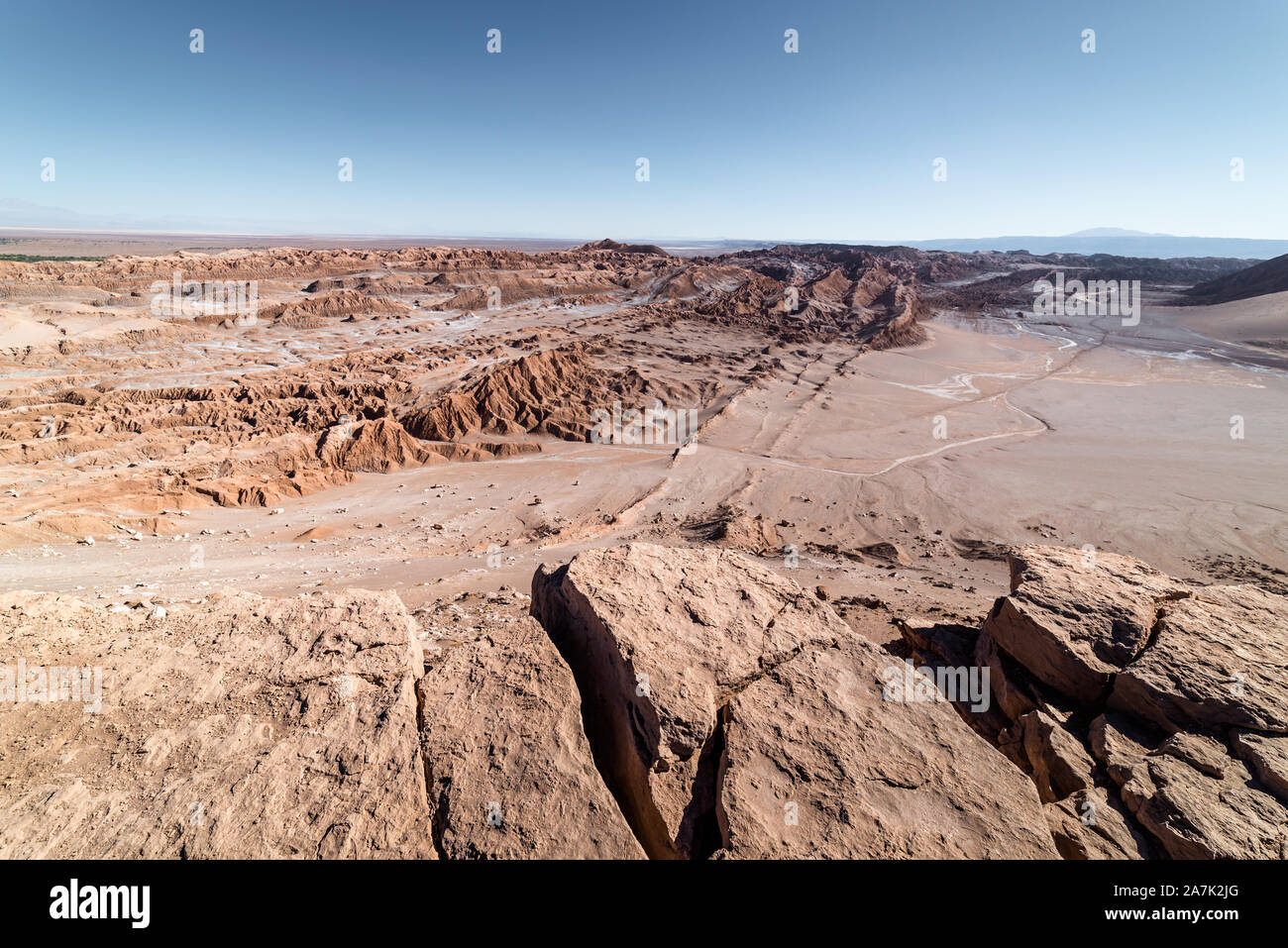 Valle de La Luna, Désert d'Atacama, Chili Banque D'Images