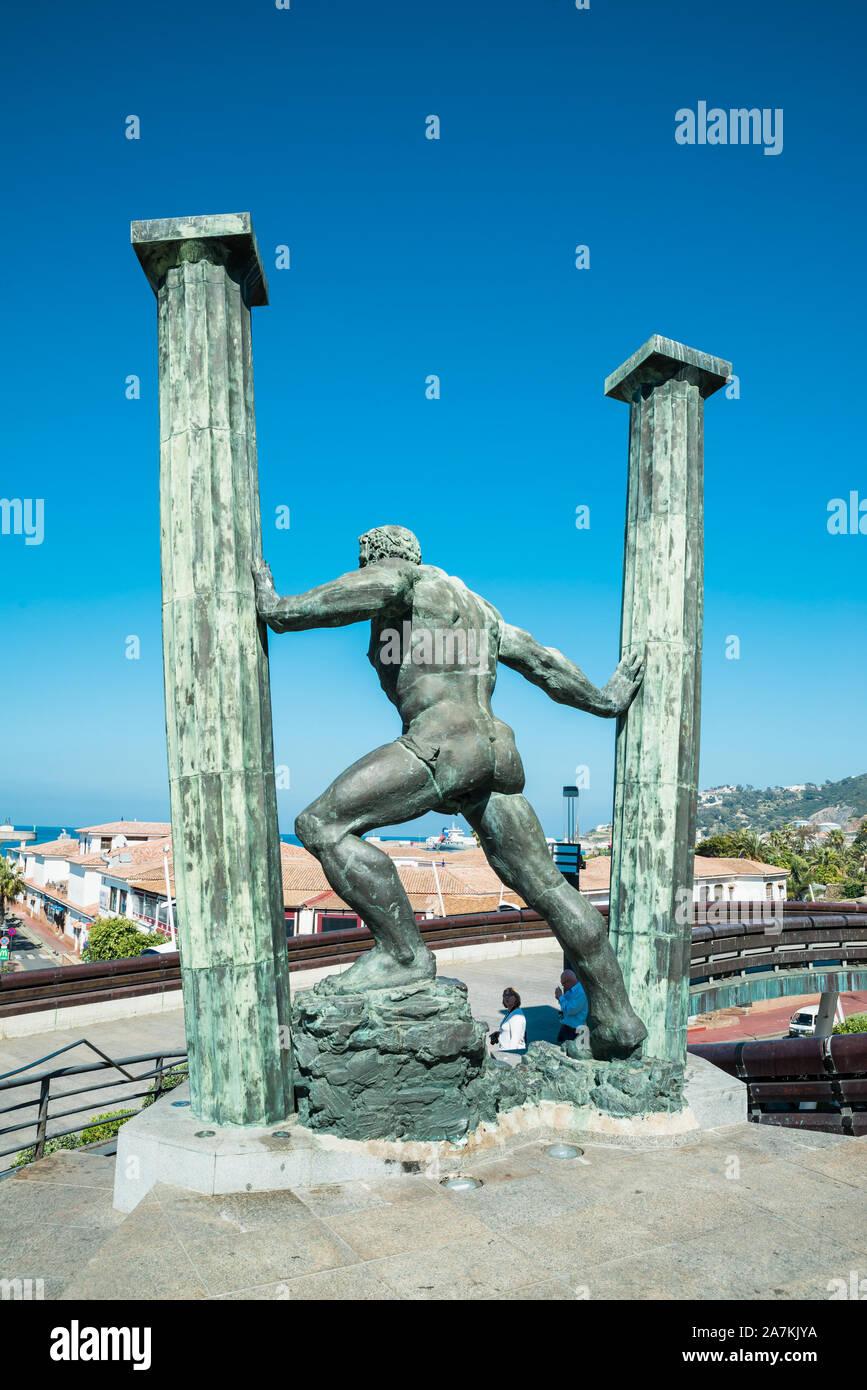 Colonnes d'hercule de Ceuta, Espagne, Afrique Photo Stock - Alamy