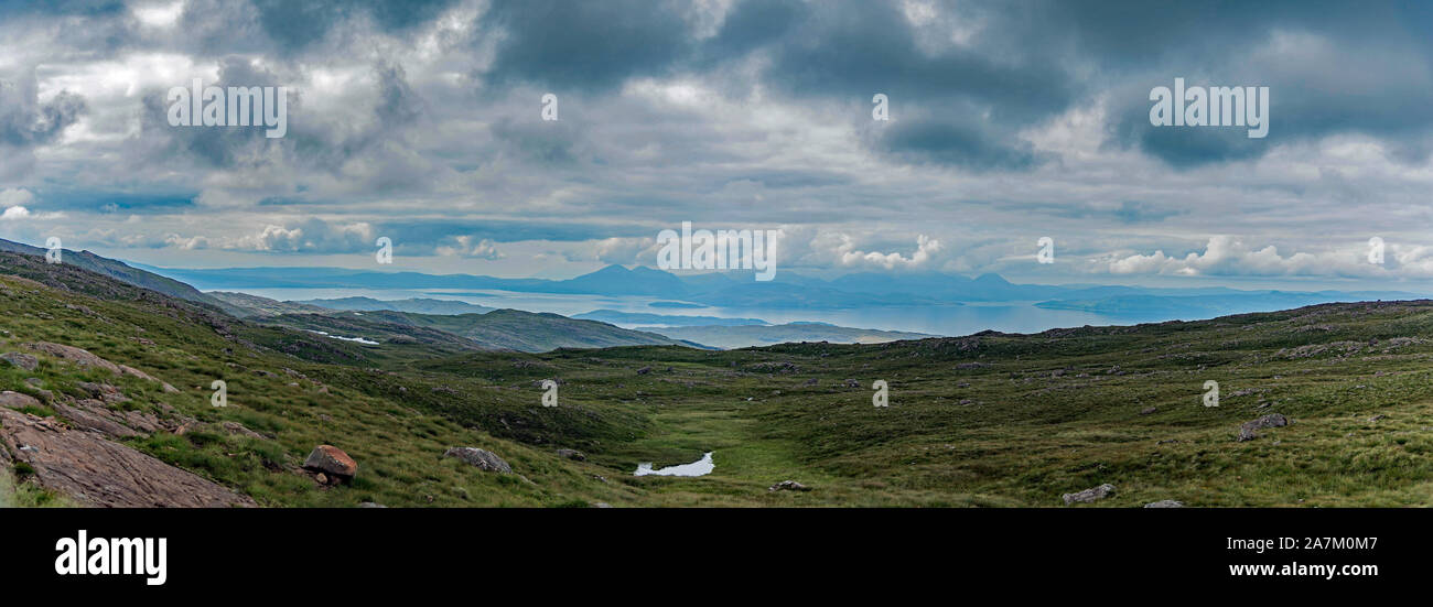 Bealach na Ba vue Vue, Ecosse Banque D'Images