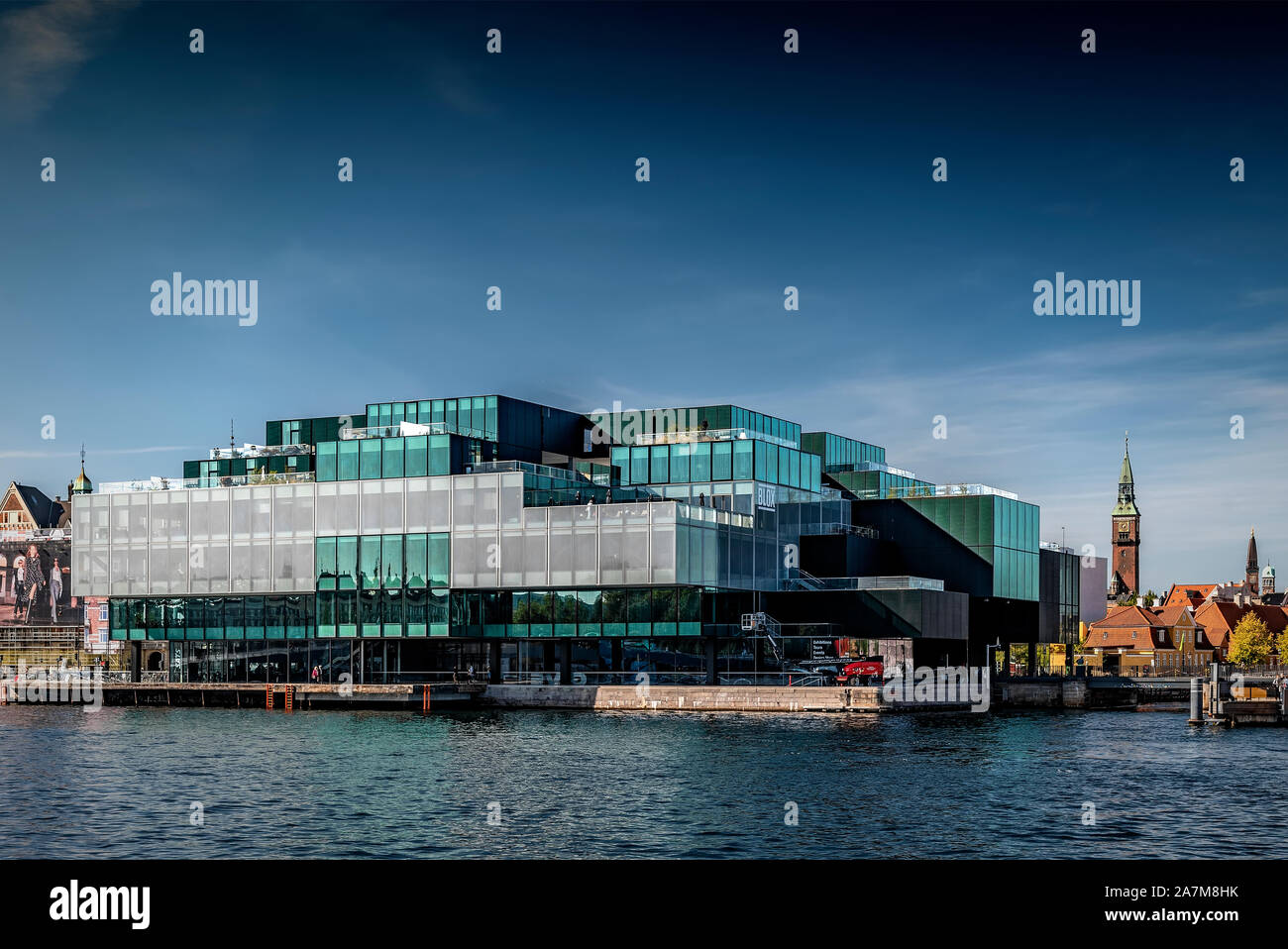 Copenhague, Danemark - septembre 21, 2019 : situé sur le port de Copenhague, avant BLOX fait partie de la ville, circuit culturel des lieux qui ont un r Banque D'Images