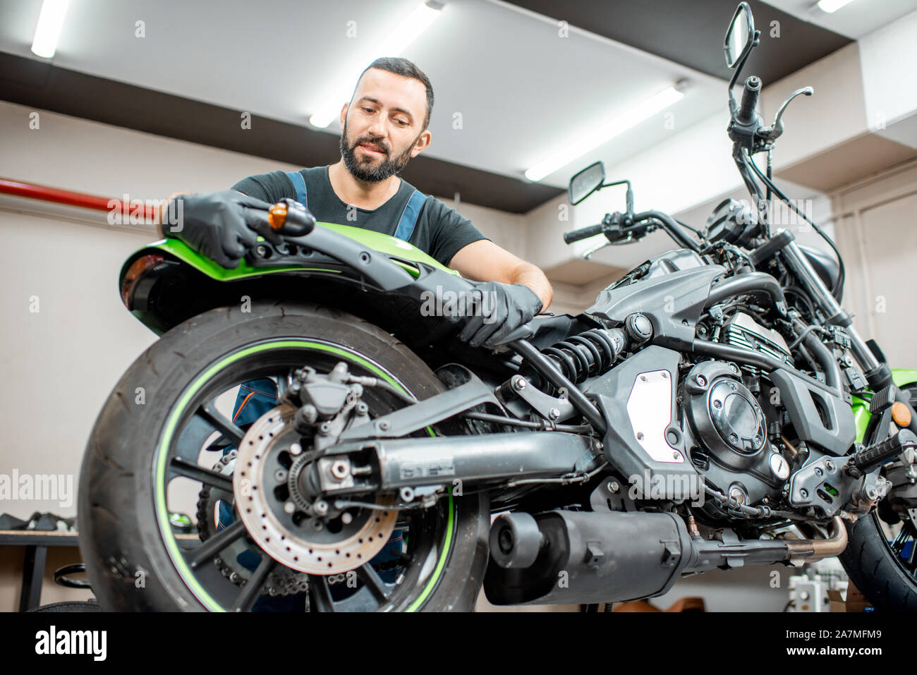 Motorcycle Shop Banque D Image Et Photos Alamy
