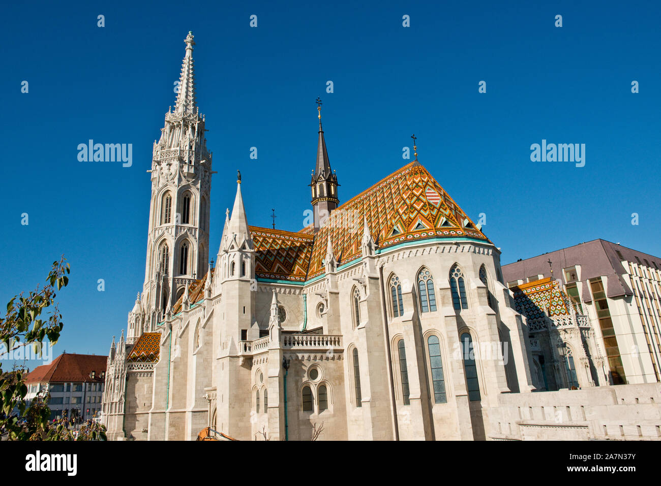 L'Église Matyas, quartier du château, Budapest Banque D'Images