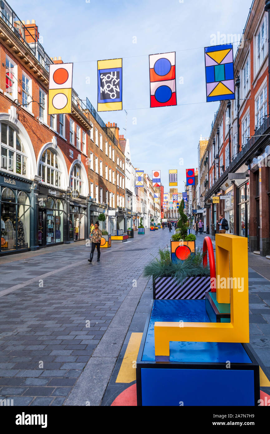 South Molton Street à Londres Banque D'Images