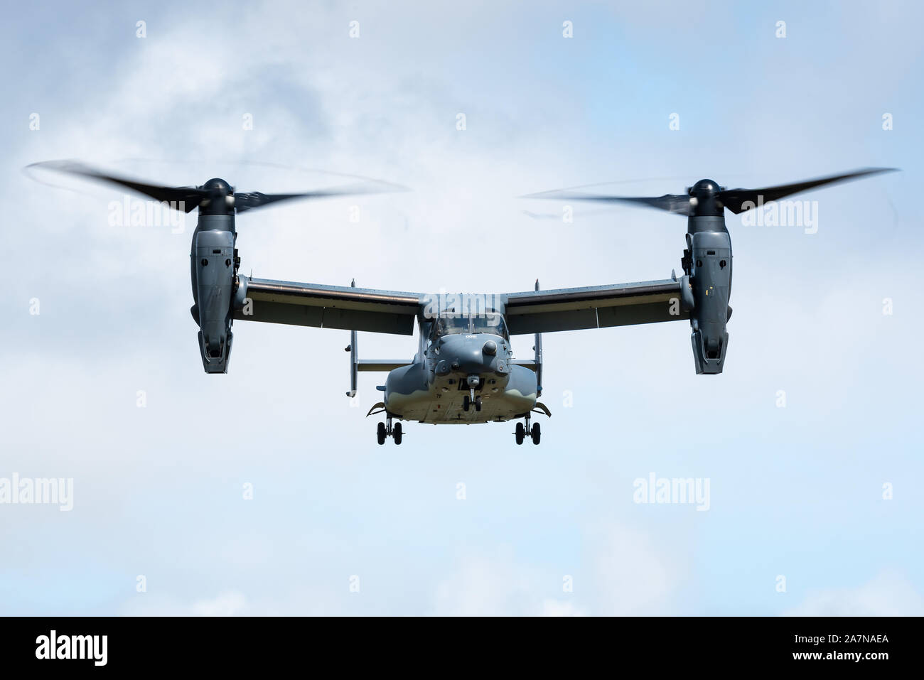 La Bell Boeing V-22 Osprey à rotors basculants appareils militaires de l'Escadron d'opérations spéciales de l'USAF. Banque D'Images