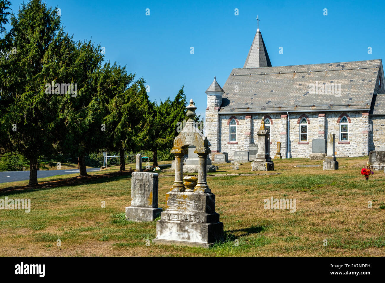 Église réformée de St Paul, 14106, Pike National Clear Spring, Maryland Banque D'Images