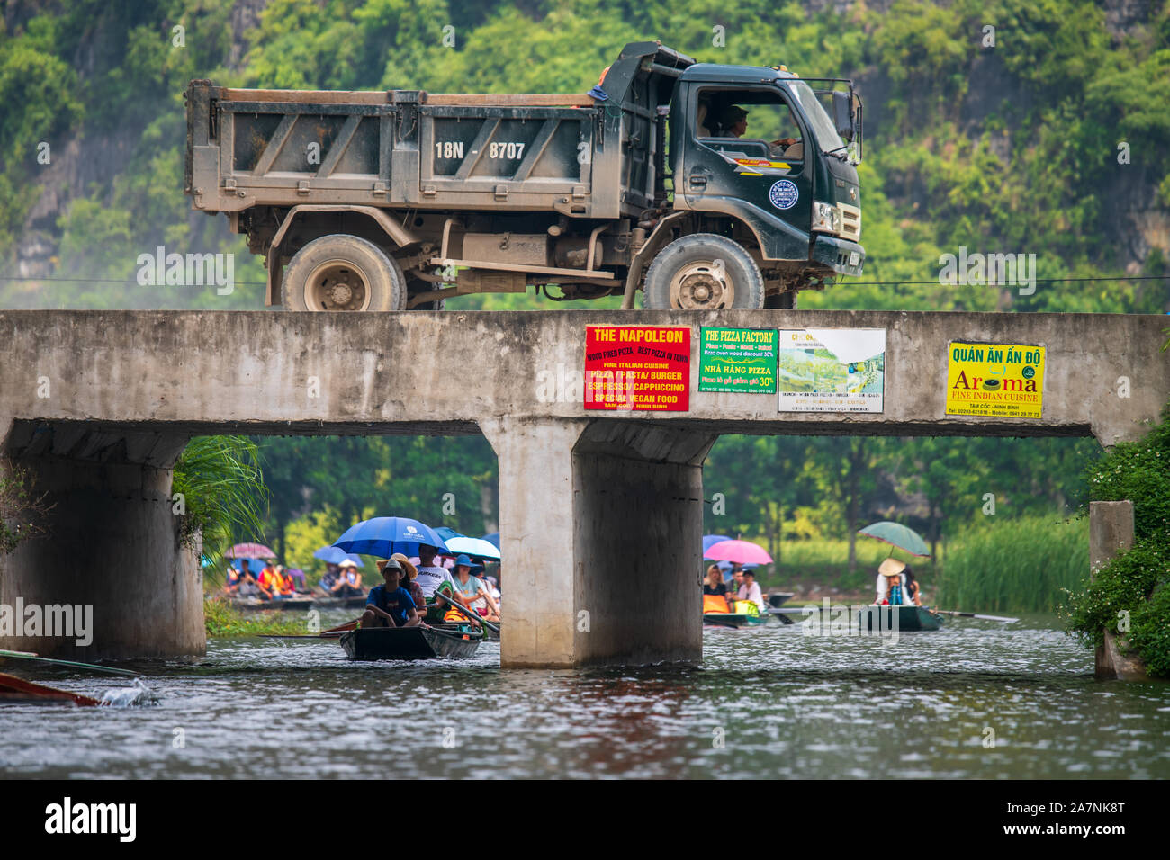 Tam Coc, Vietnam, 16 Octobre 2019 : Banque D'Images