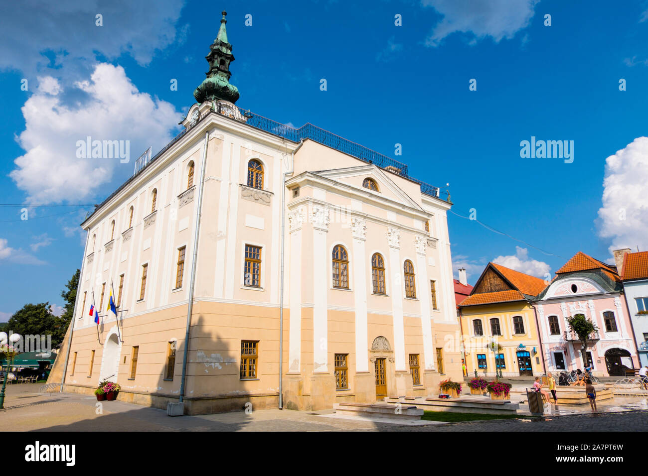 Radnica, mairie, Hlavnie namestie, Kežmarok, Slovaquie Banque D'Images