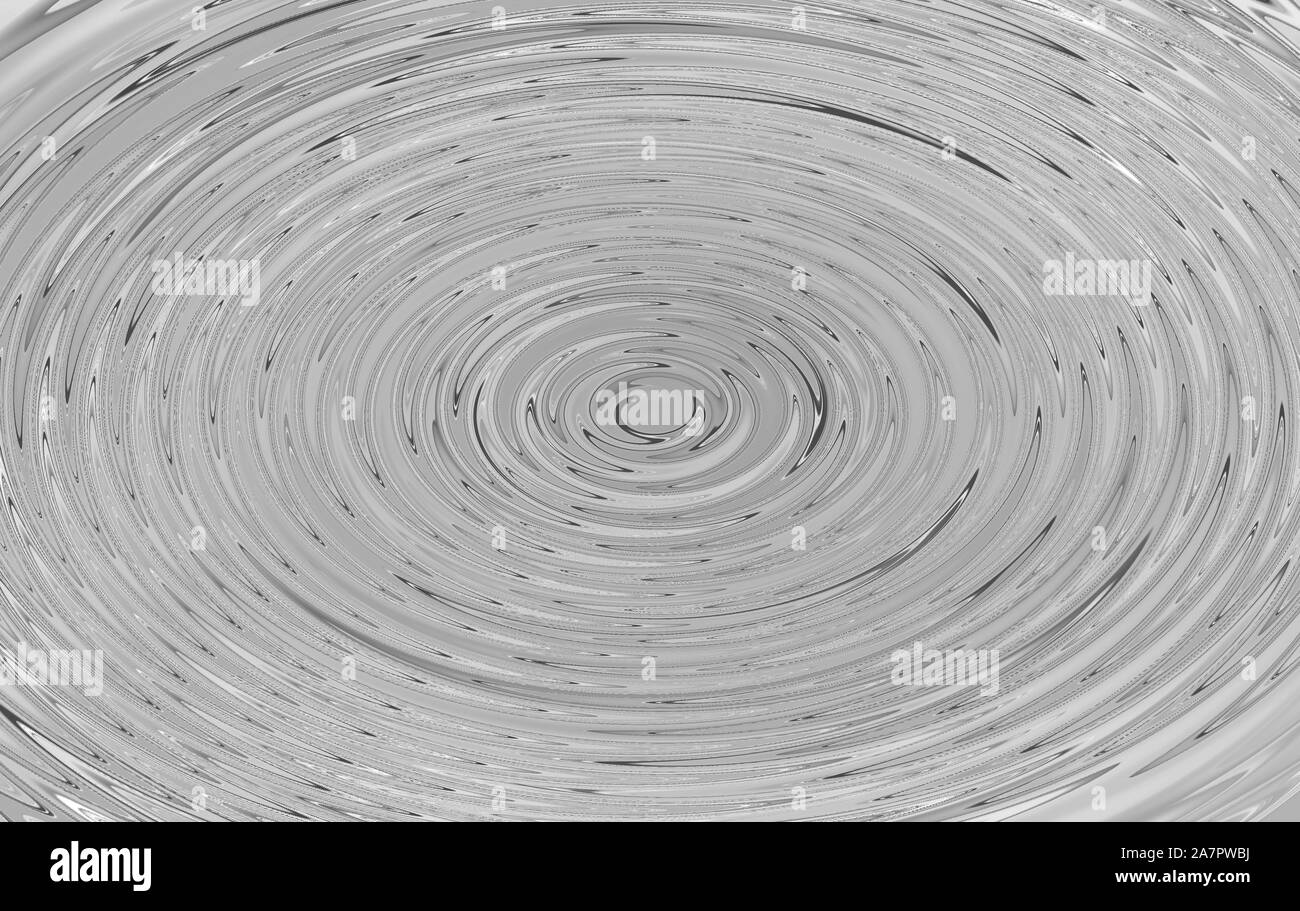 Le rendu 3d.gray surface de l'eau d'arrière-plan de la courbe. Banque D'Images
