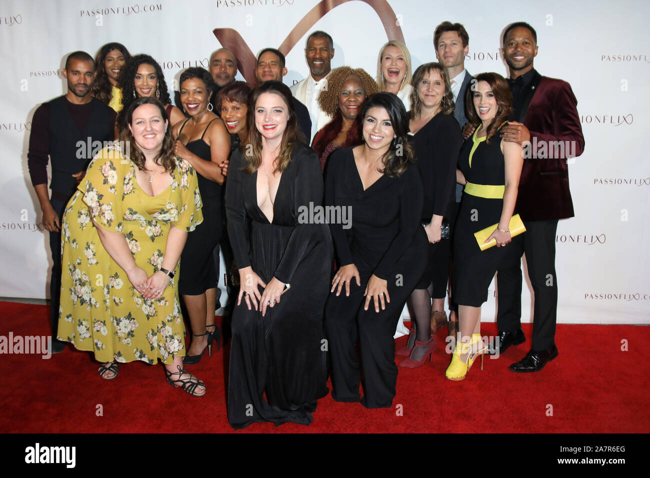 L'Passionflix "Un frère honneur' Première Mondiale au Raleigh Studios à Los Angeles, Californie le 3 octobre avec : Michael Marcel, Raushanah Simmons, Lauren Olsen, Célestin Rae, Liz Benoit, Tom Wright, Gloria Hendry, Jeremy Batiste, Ali Straub-Whitaker, Ricco Ross, Brenda Jackson, Jennifer Chan, Tosca, musc Lane Shefter évêque, Jon Prescott, Christina DeRosa, Thomas Hobson Où : Los Angeles, California, United States Quand : 04 Oct 2019 Credit : Sheri Determan/WENN.com Banque D'Images