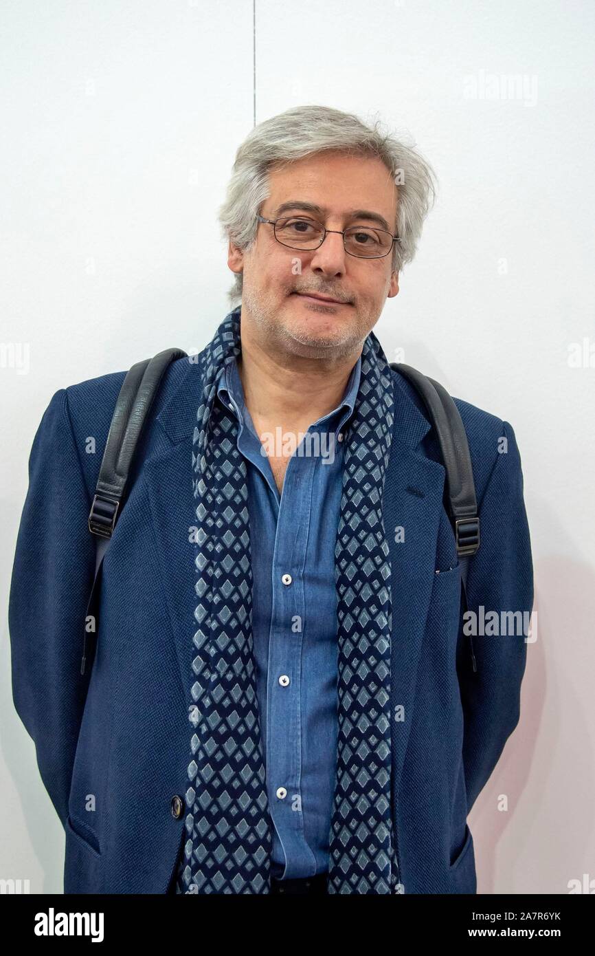 L'écrivain italien Bruno Arpaia au Salone Internazionale del Libro di Torino 2019 - Foire internationale du livre de Turin Photo © Luciano Movio/Sintesi/Alamy St Banque D'Images