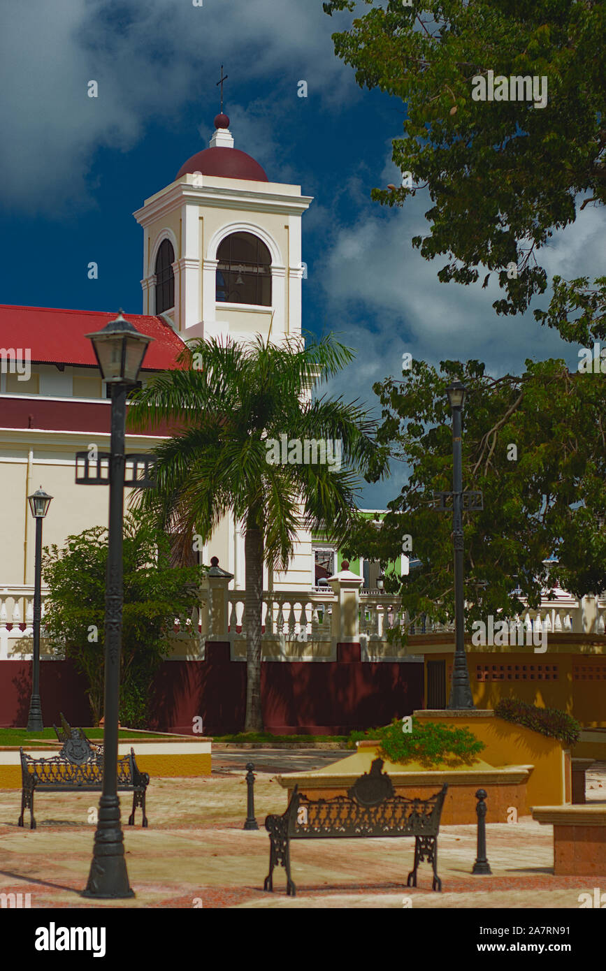 L'Église catholique Fajardo Banque D'Images