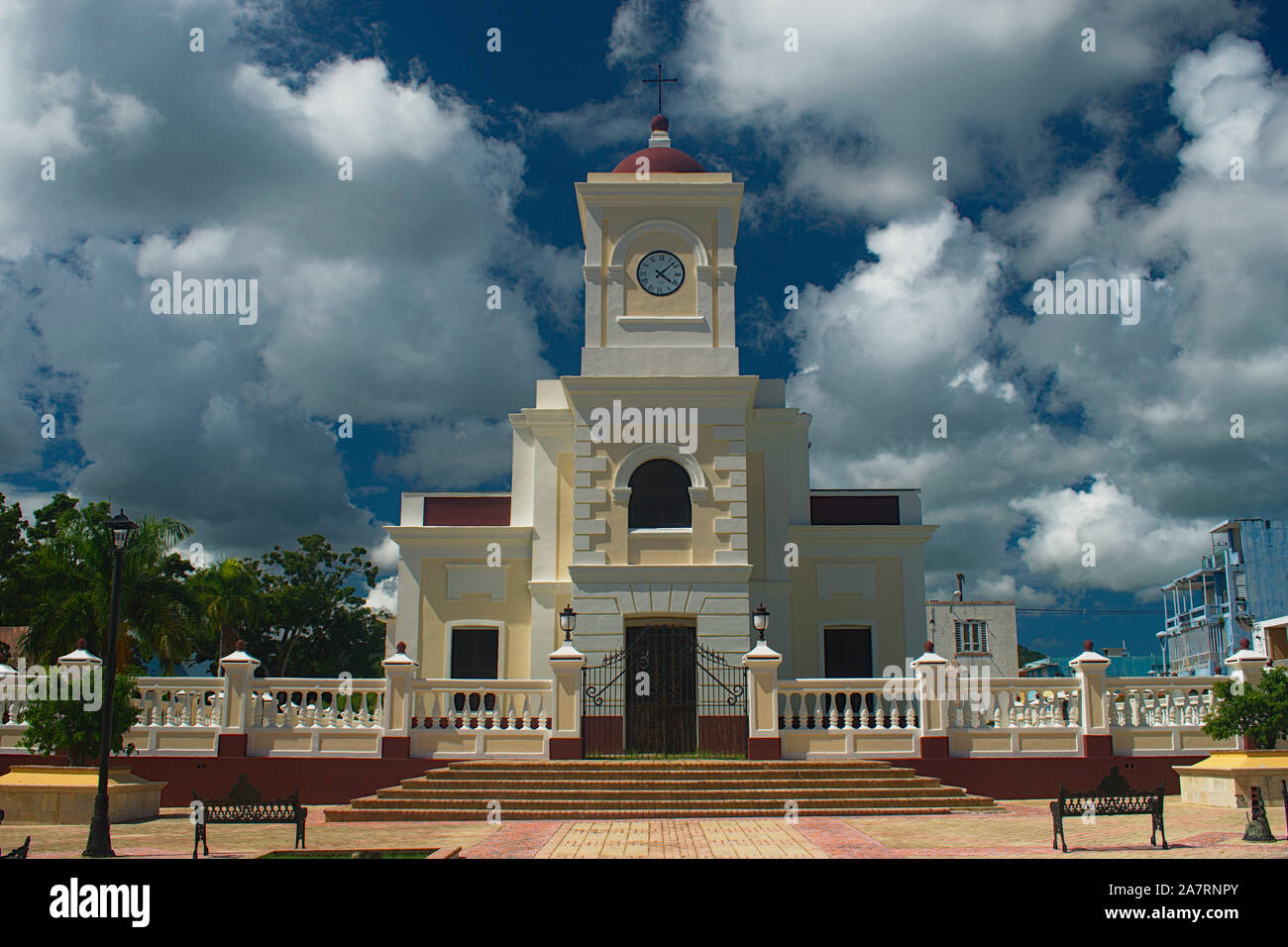 L'Église catholique Fajardo Banque D'Images