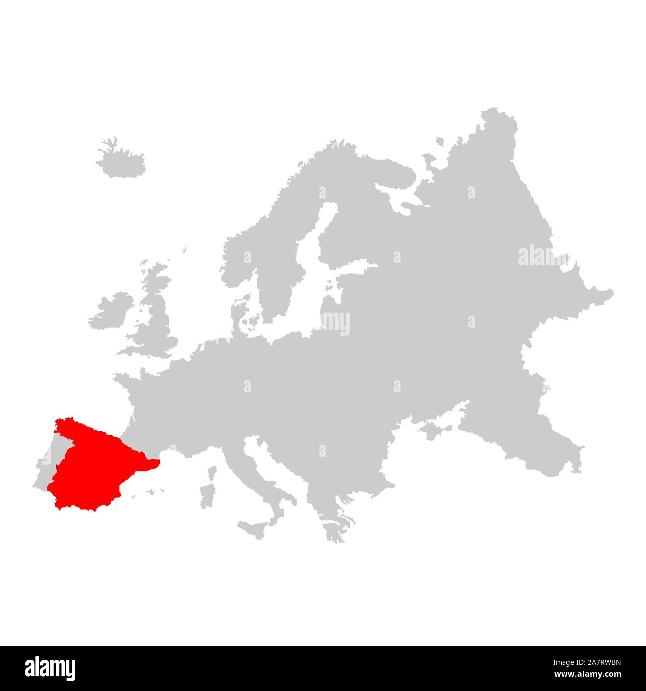 espagne carte europe