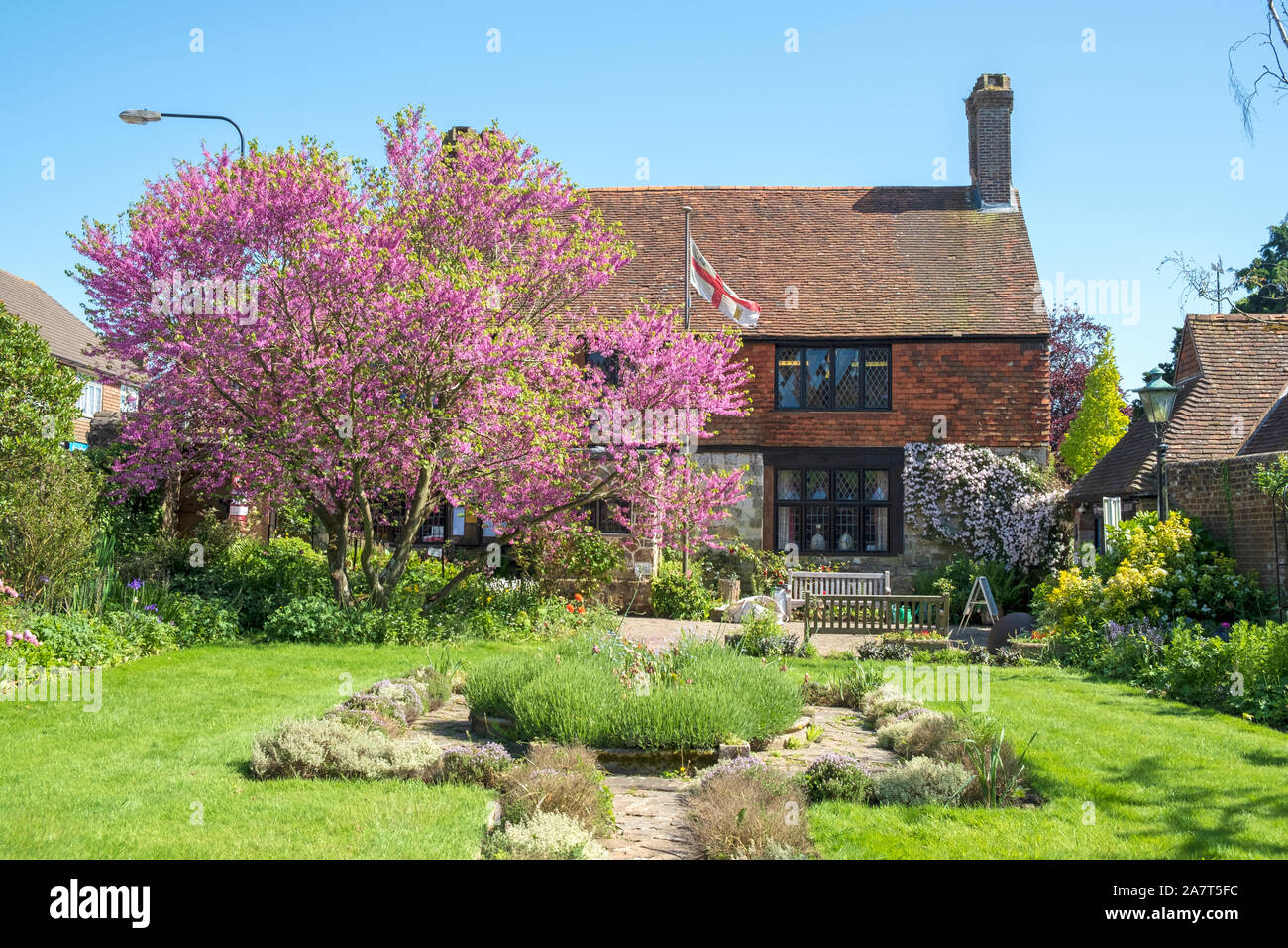 Musée de la bataille de l'histoire locale au printemps, East Sussex, UK Banque D'Images