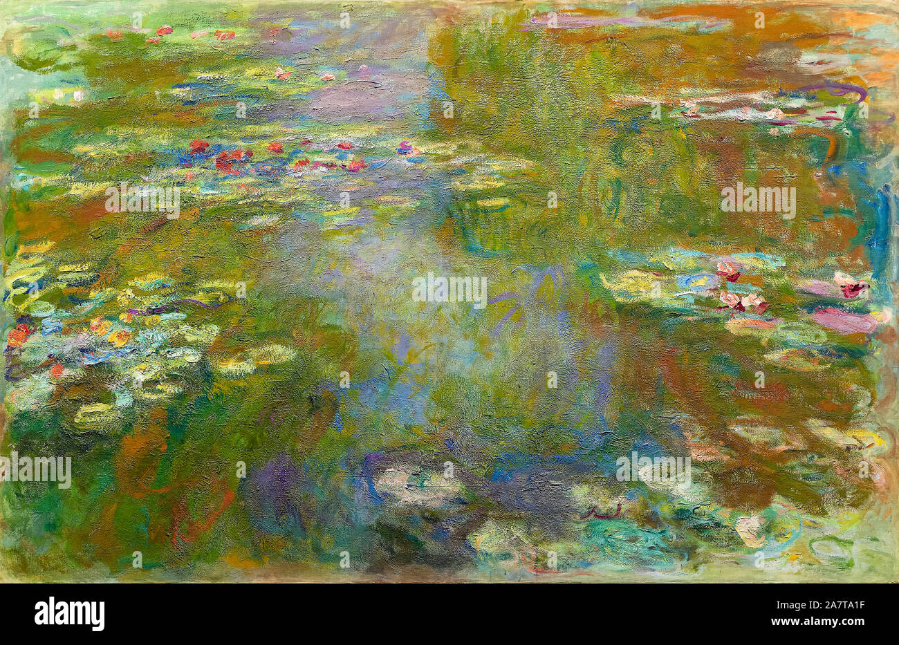 Claude Monet, nymphéas, peinture, 1917-1919 Banque D'Images