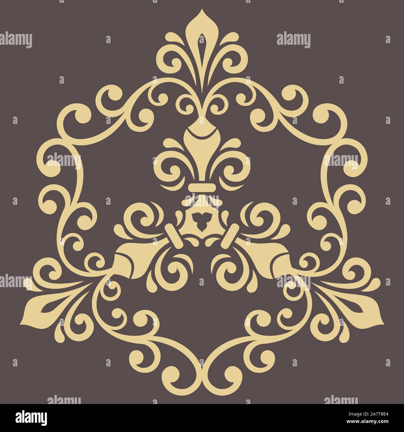 Ornement vecteur élégant dans un style classique Illustration de Vecteur