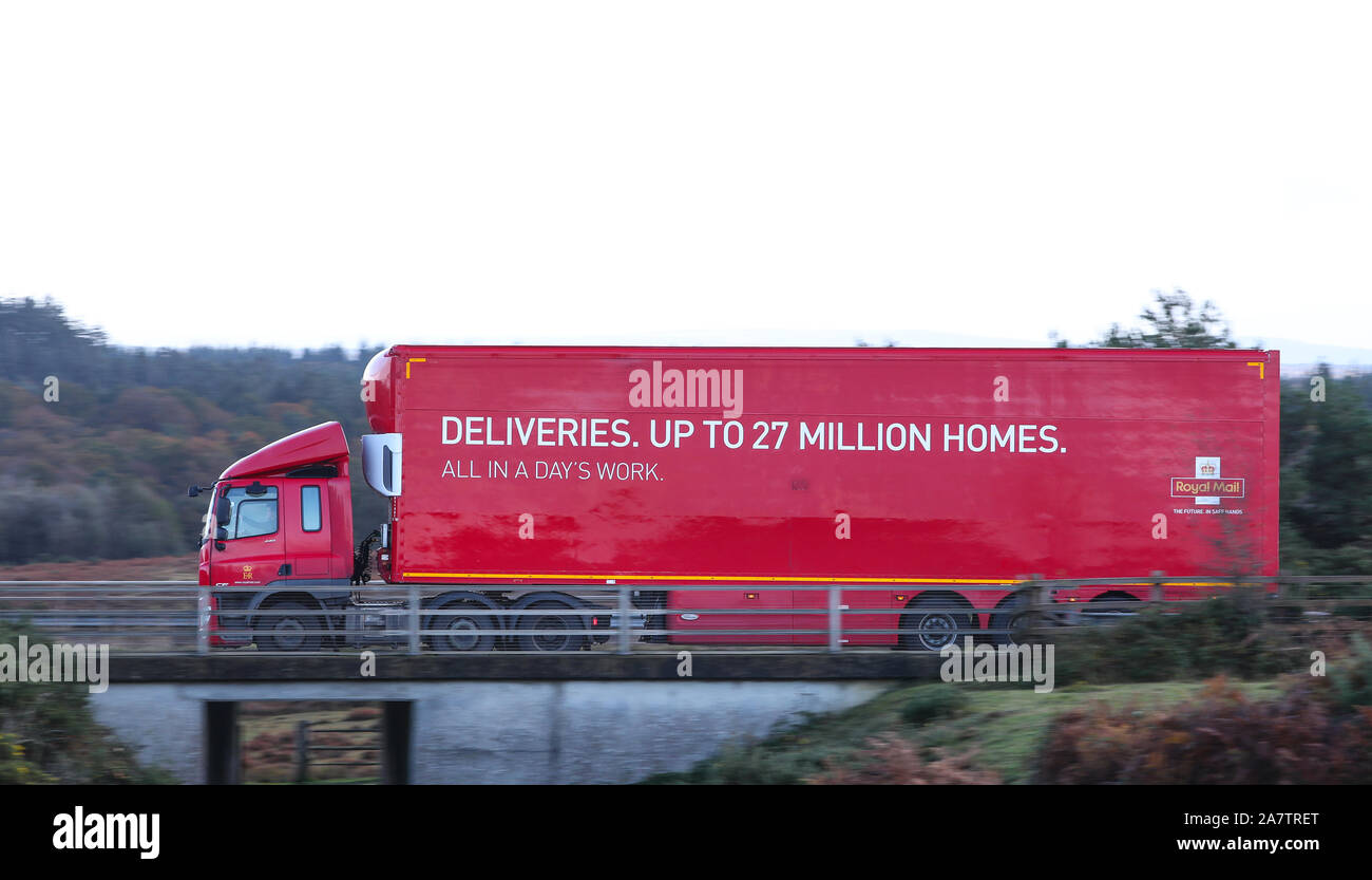 Royal Mail Camion Banque D'Images