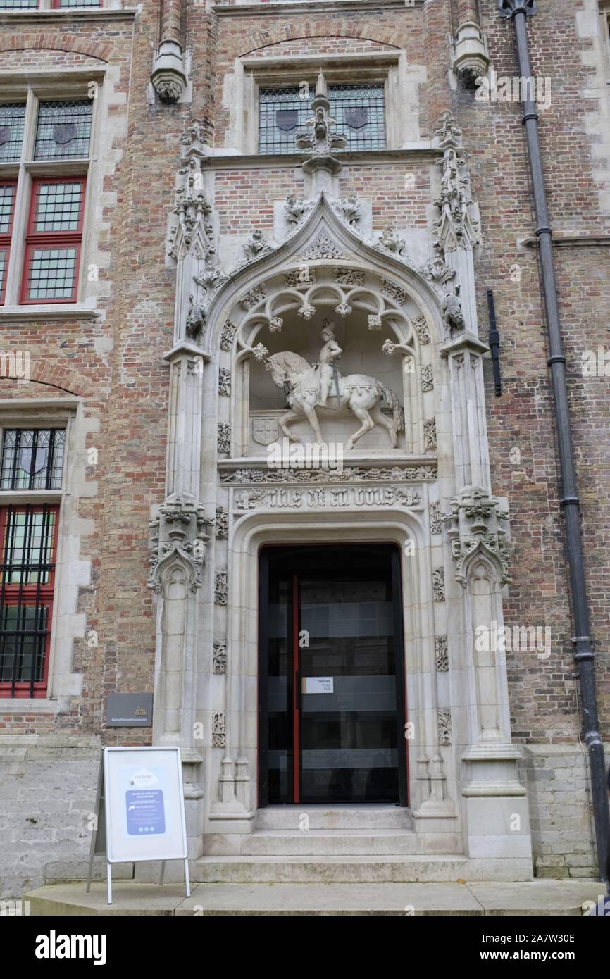 Gruuthusemuseum à Bruges, Belgique Banque D'Images