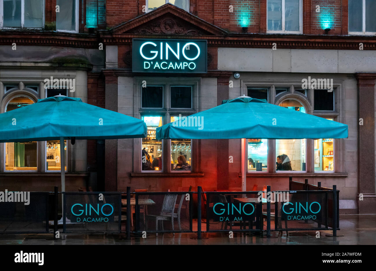 Gino D'Acampo restaurant italien de Liverpool à Liverpool Banque D'Images