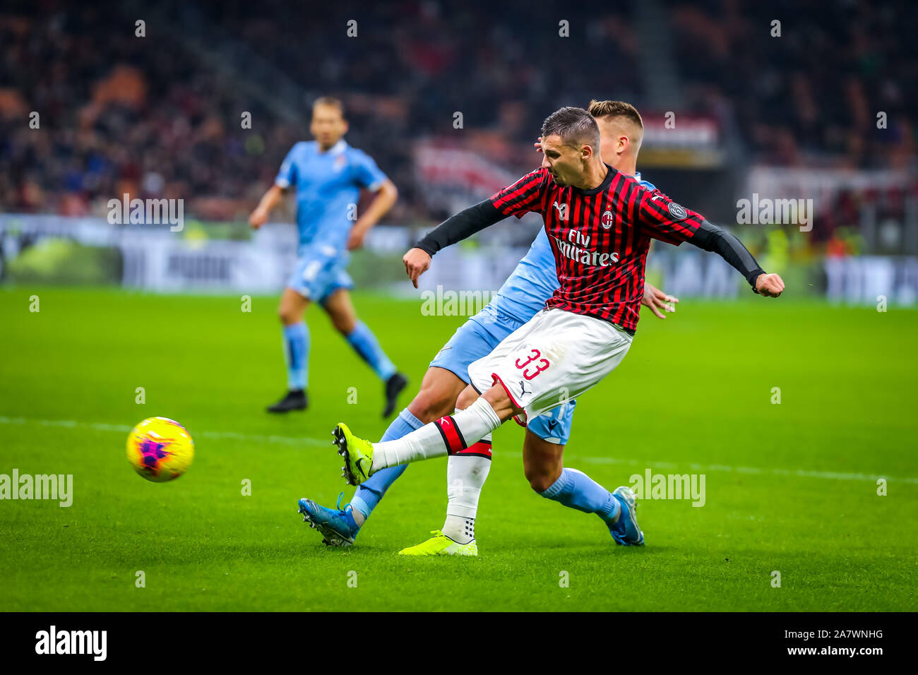 Rade krunic (ac milan) au cours de l'AC Milan vs S.S. Lazio, Milan, Italie, 03 novembre 2019, le soccer le football italien Serie A Championnat Hommes Banque D'Images