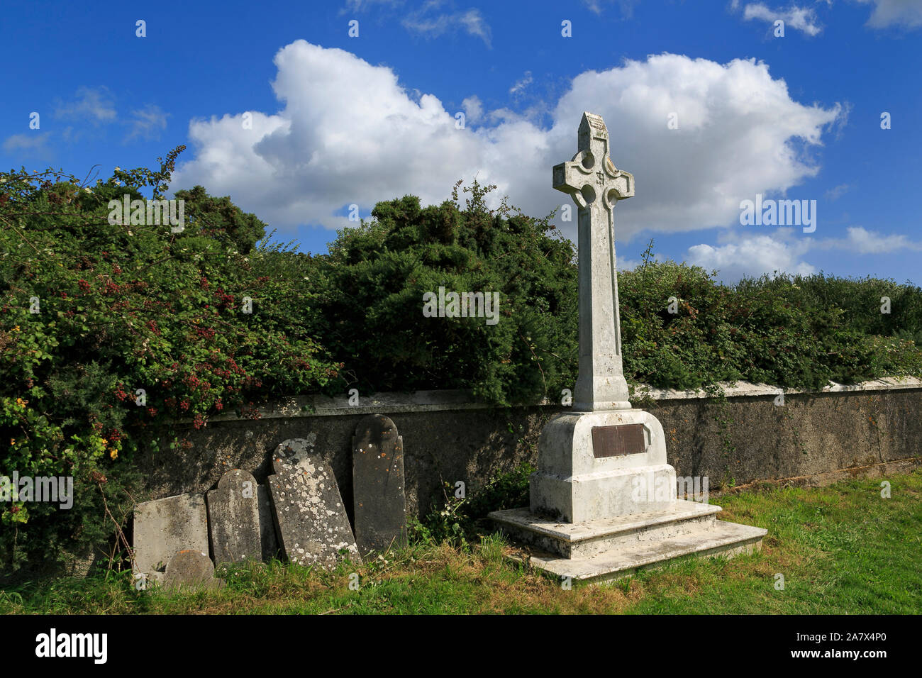 Spike Island Cimetière,Cobh, dans le comté de Cork, Irlande Banque D'Images