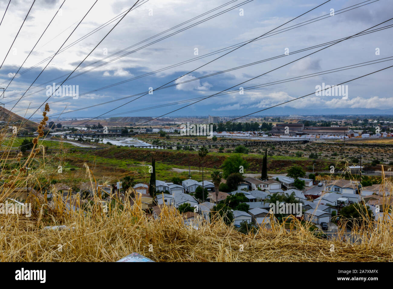 Le ciel de la Californie Banque D'Images