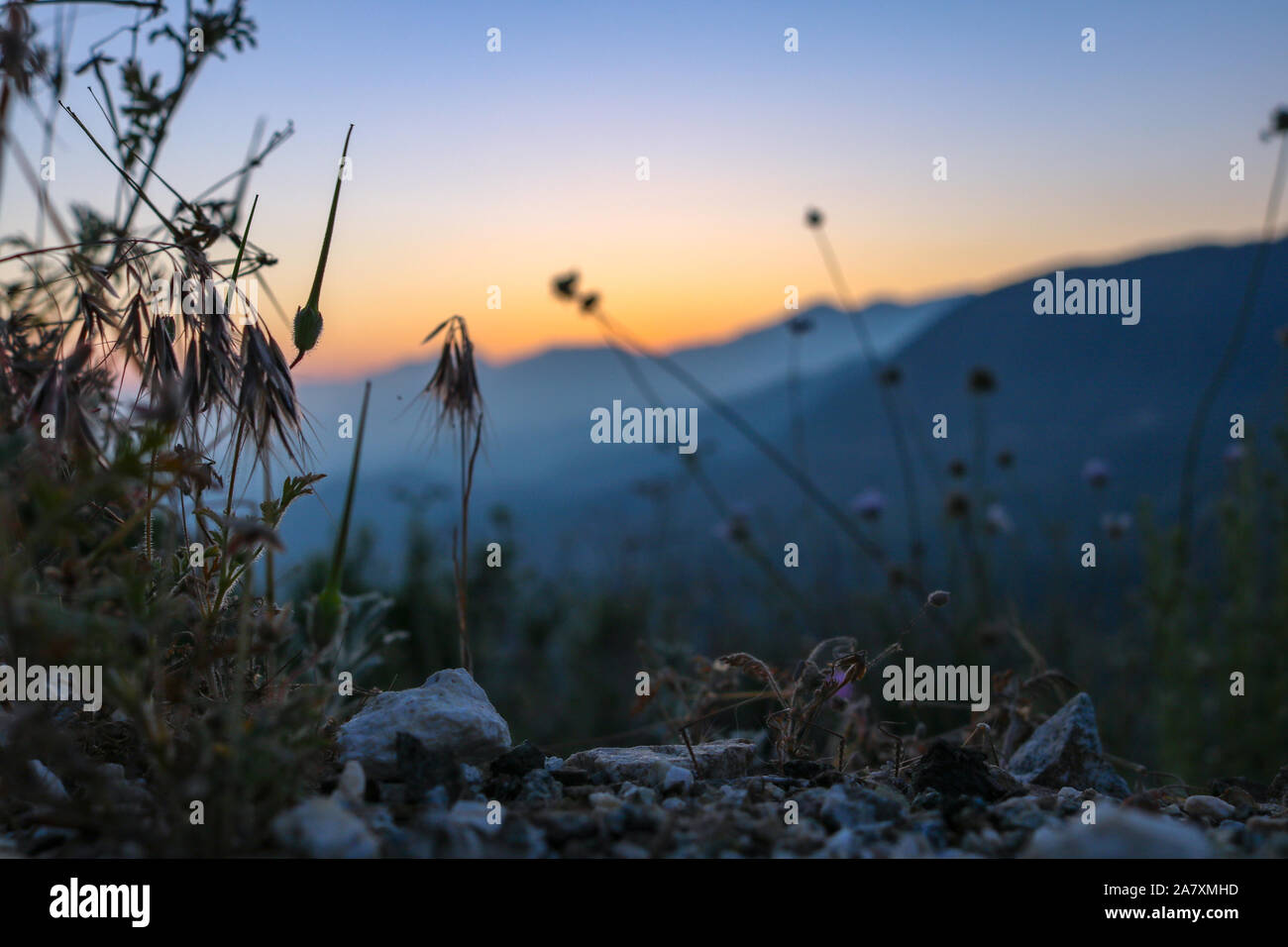Les magnifiques couchers de soleil Banque D'Images