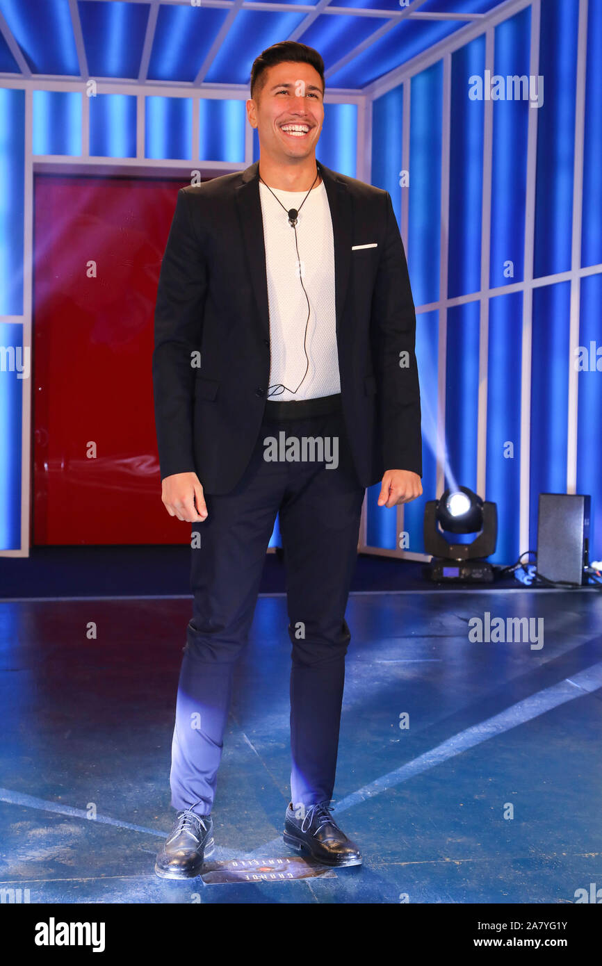 Rome, Italie. 05Th Nov, 2019. Rome, Cinecittà studios, 'Big Brother' 16 entrées de télédiffusion. Dans l'image : Gianmarco Onestini : Crédit Photo Agency indépendante/Alamy Live News Banque D'Images