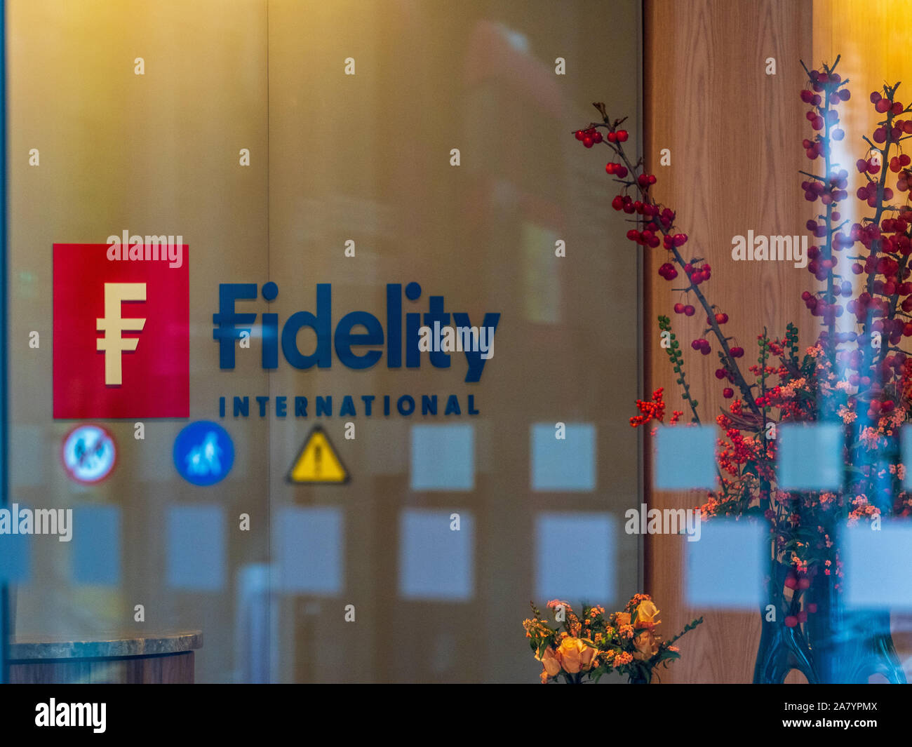 Fidelity International Investment Management London Bureaux à Cannon Street dans le quartier financier de la City de Londres Banque D'Images