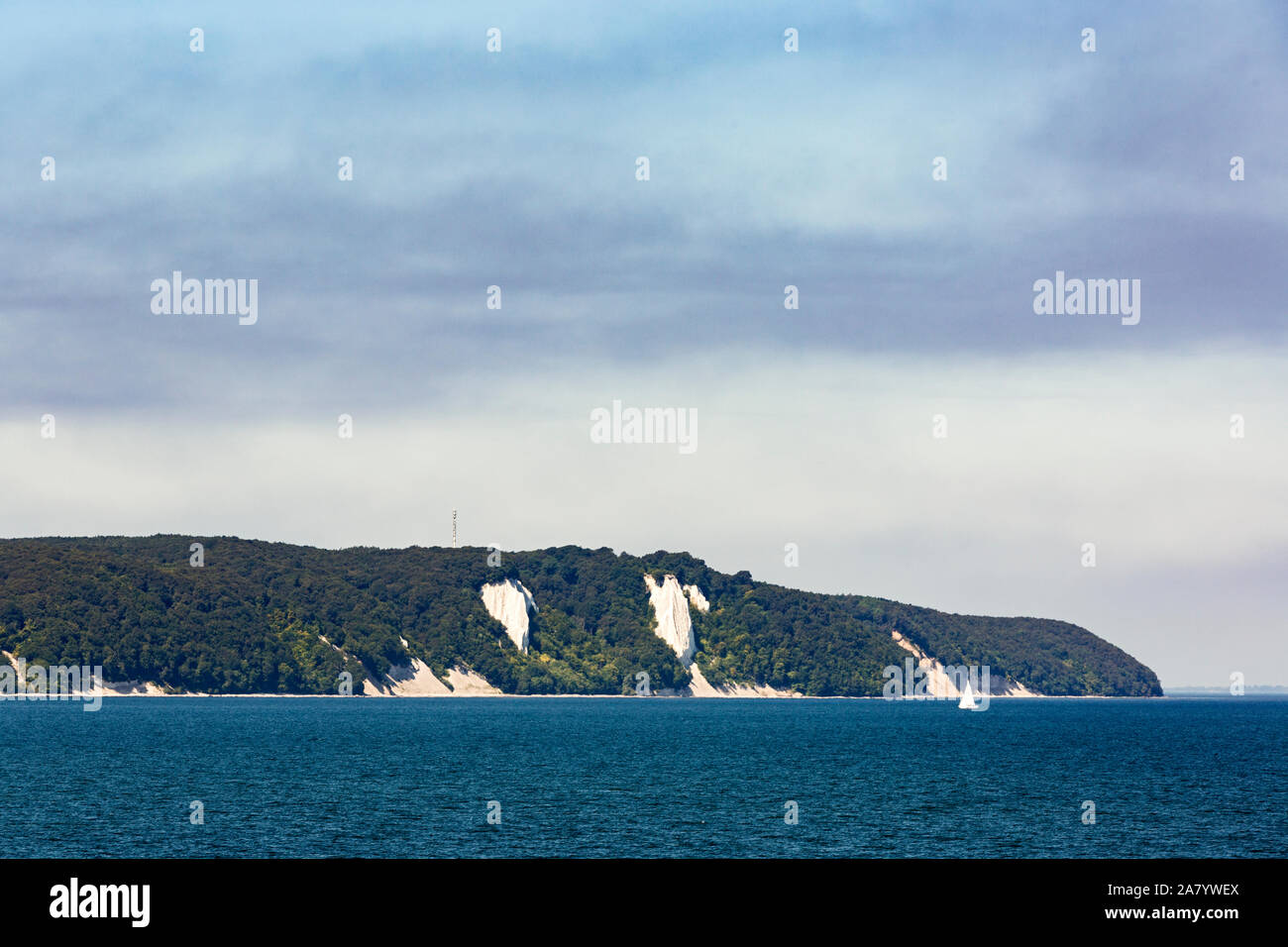 Rügen, Jasmund, Kreidefelsen Banque D'Images