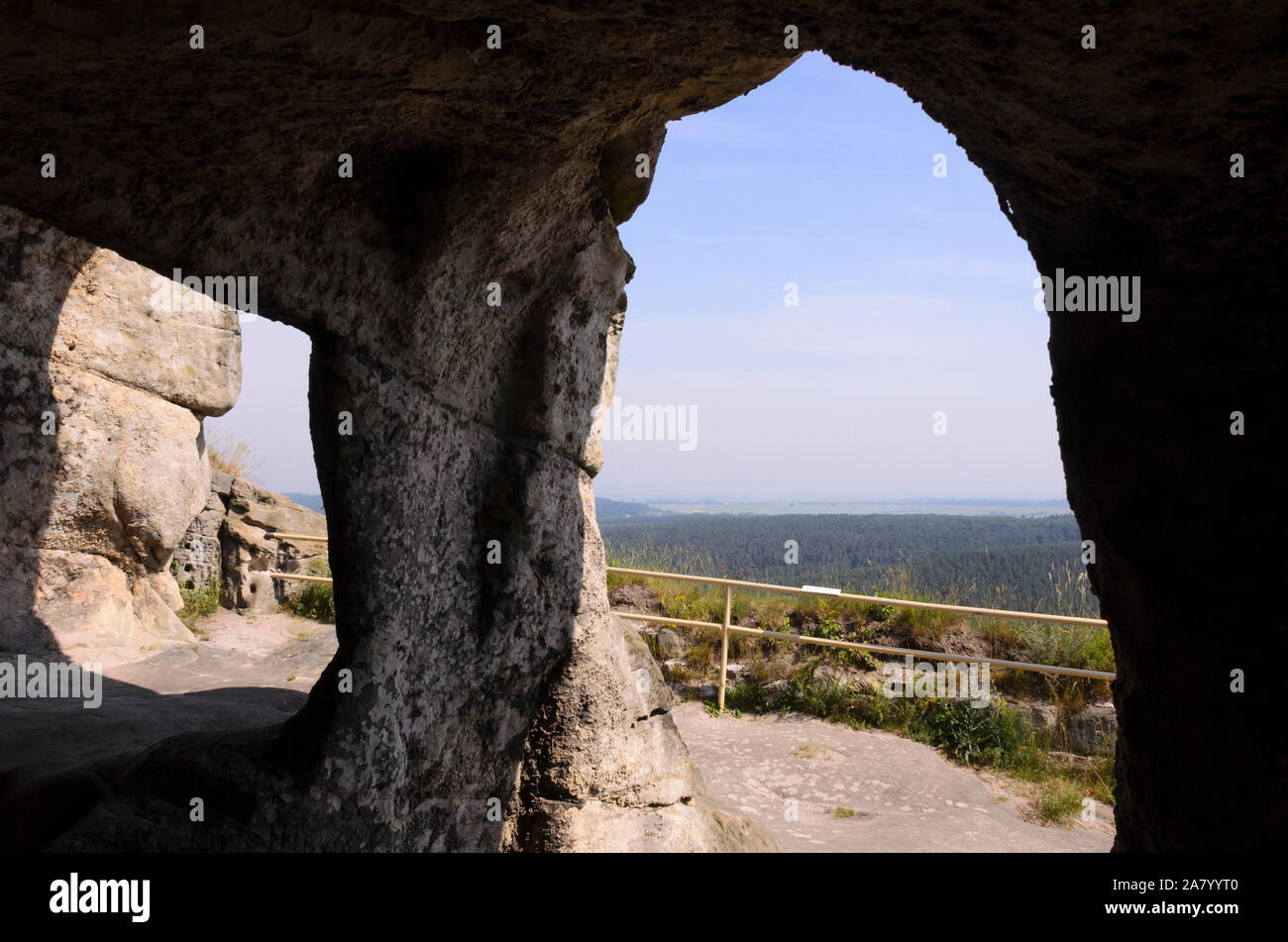 Burgruine Regenstein, Nordharz, Harz, Sachsen-Anhalt, Allemagne, Europa Banque D'Images