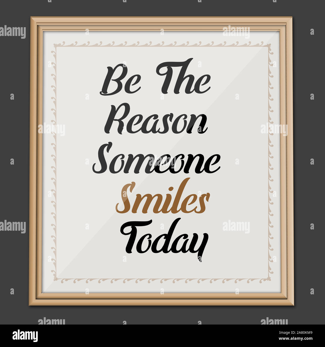 Affiche d'art mural : motivation et inspiration Banque D'Images