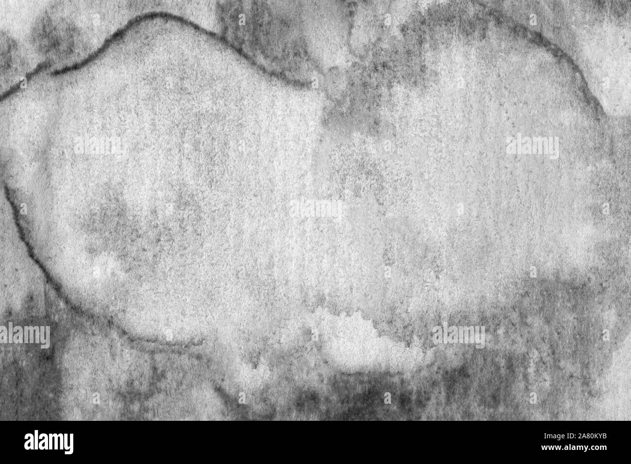 Fond d'aquarelle. Résumé fond texturé spot gris.Art gris Illustration. Gris moderne de conception de l'affiche. Banque D'Images