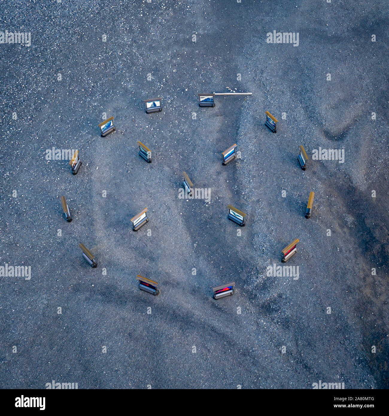 Exposition de photos en plein air, Jokulsarlon Glacial Lagoon, parc national du Vatnajökull, l'Islande, Site du patrimoine mondial de l'Unesco. Toutes les images par la glace professionnel Banque D'Images