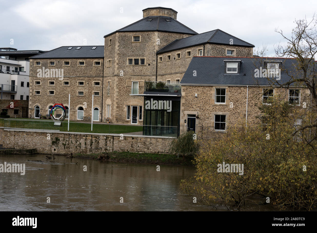 L'ancienne prison ou l'objectif a été construit pour Napoléon Bonaparte's soldats capturés à Abingdon-on-Thames, un marché de la ville historique, à quelques kilomètres au sud de l'ONU Banque D'Images