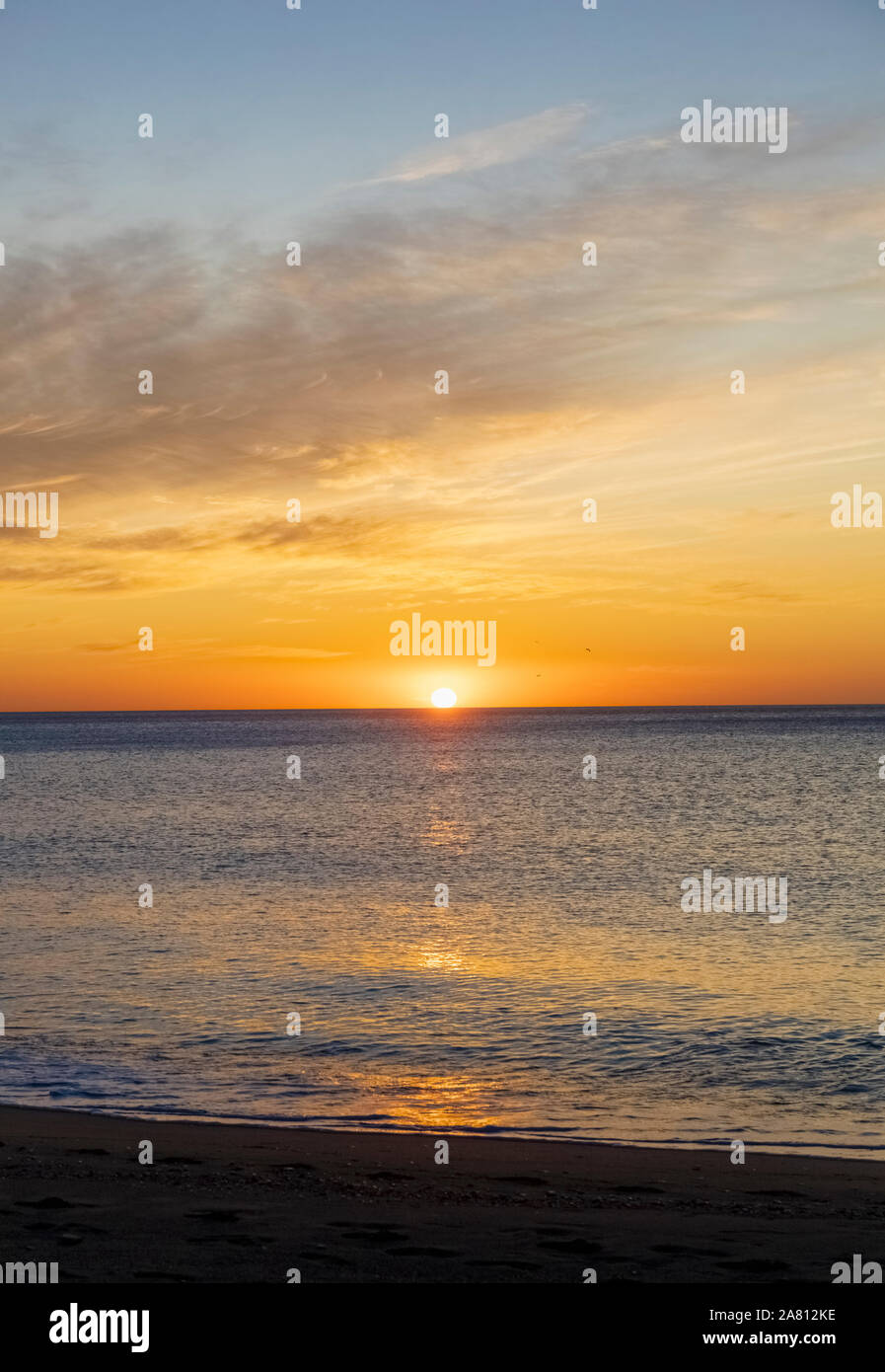 Sunrise over sea Banque D'Images