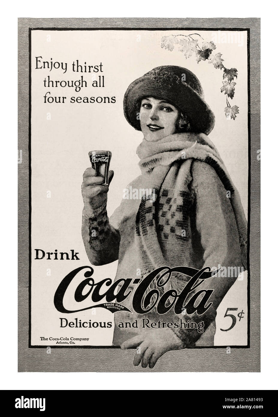 Vintage coca cola black and white Banque de photographies et d'images à  haute résolution - Alamy