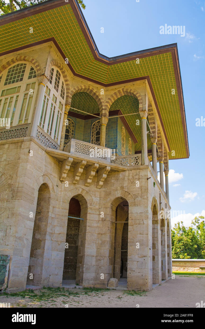 L'extérieur de la borne de Bagdad dans le palais de Topkapi, Istanbul. Banque D'Images