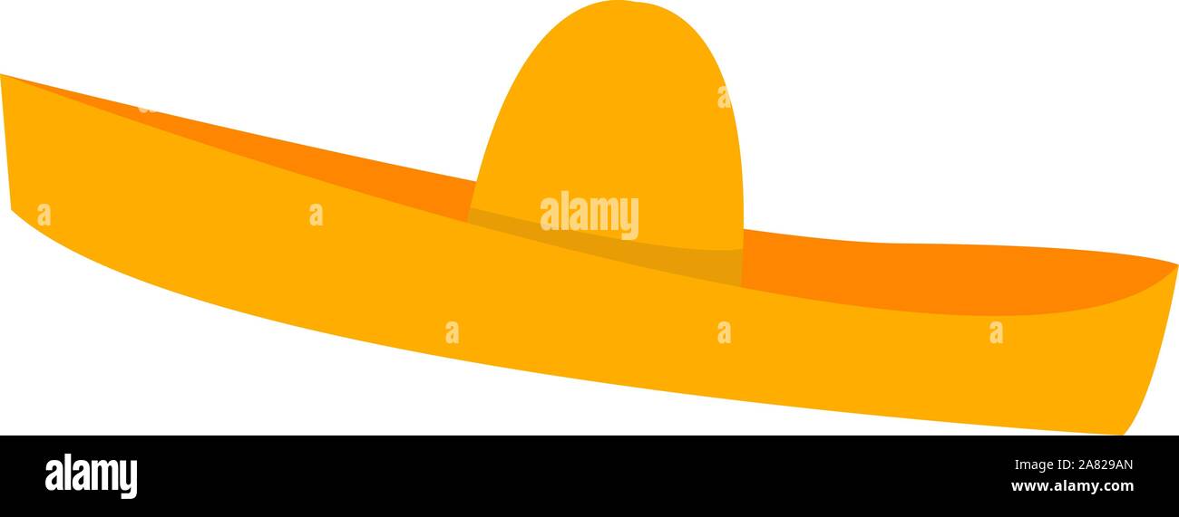 Mexican Hat, illustration, vecteur sur fond blanc. Illustration de Vecteur