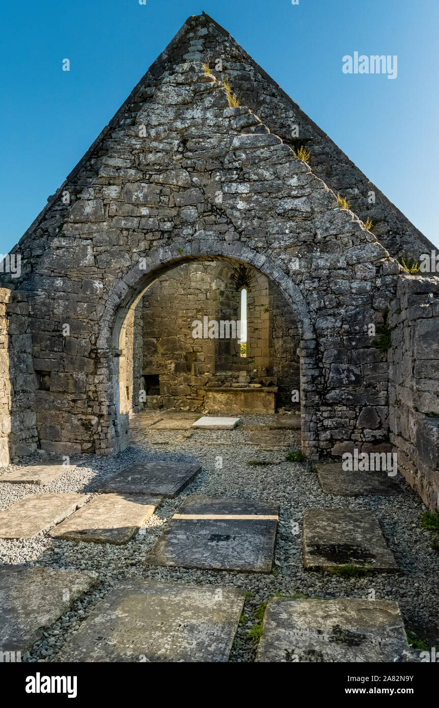Les sept églises (7C-15C) les îles d'ARAN COMTÉ DE GALWAY IRLANDE Banque D'Images