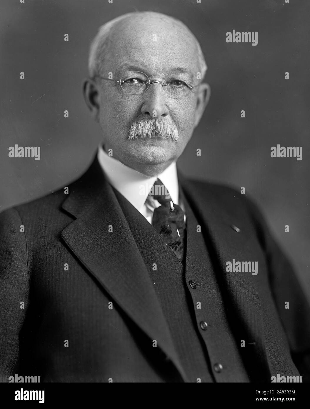 Sénateur du Vermont et le gouverneur du Vermont Caroll S. Page ca au début des années 1900. Banque D'Images