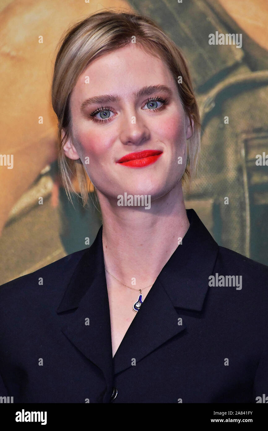 Tokyo, Japon. 05Th Nov, 2019. Davis Mackenzie à la conférence de presse pour le film "Terminator : sombre destin' à la belle salle Roppongi. Tokyo, 05.11.2019 | Conditions de crédit dans le monde entier : dpa/Alamy Live News Banque D'Images