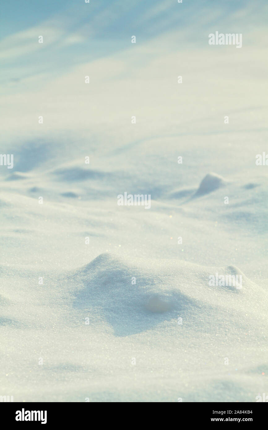 Un fond de neige close up Banque D'Images