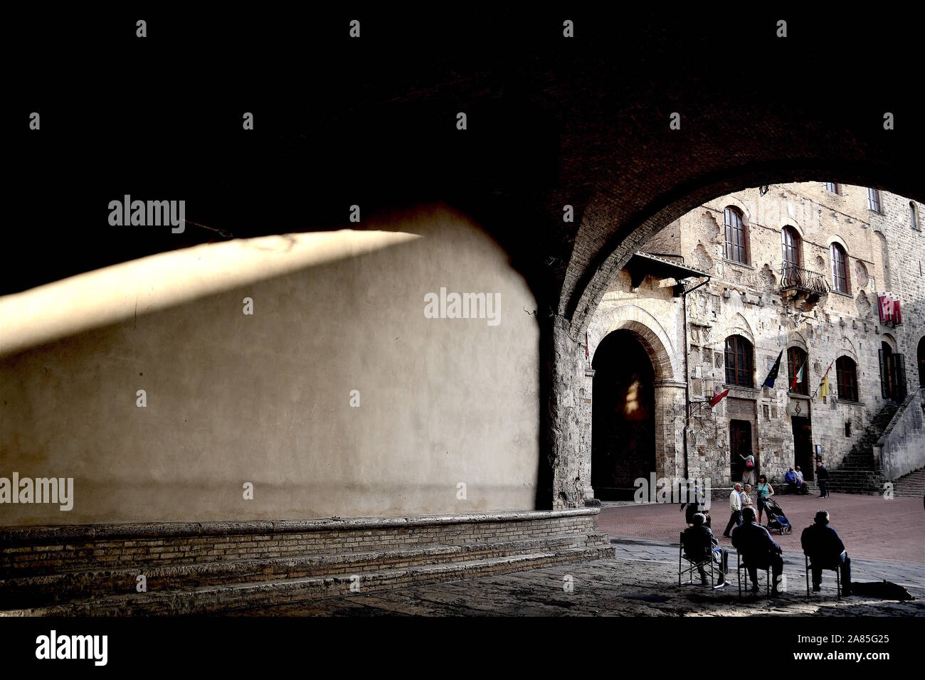 San Gimignano Toscane Italie Banque D'Images