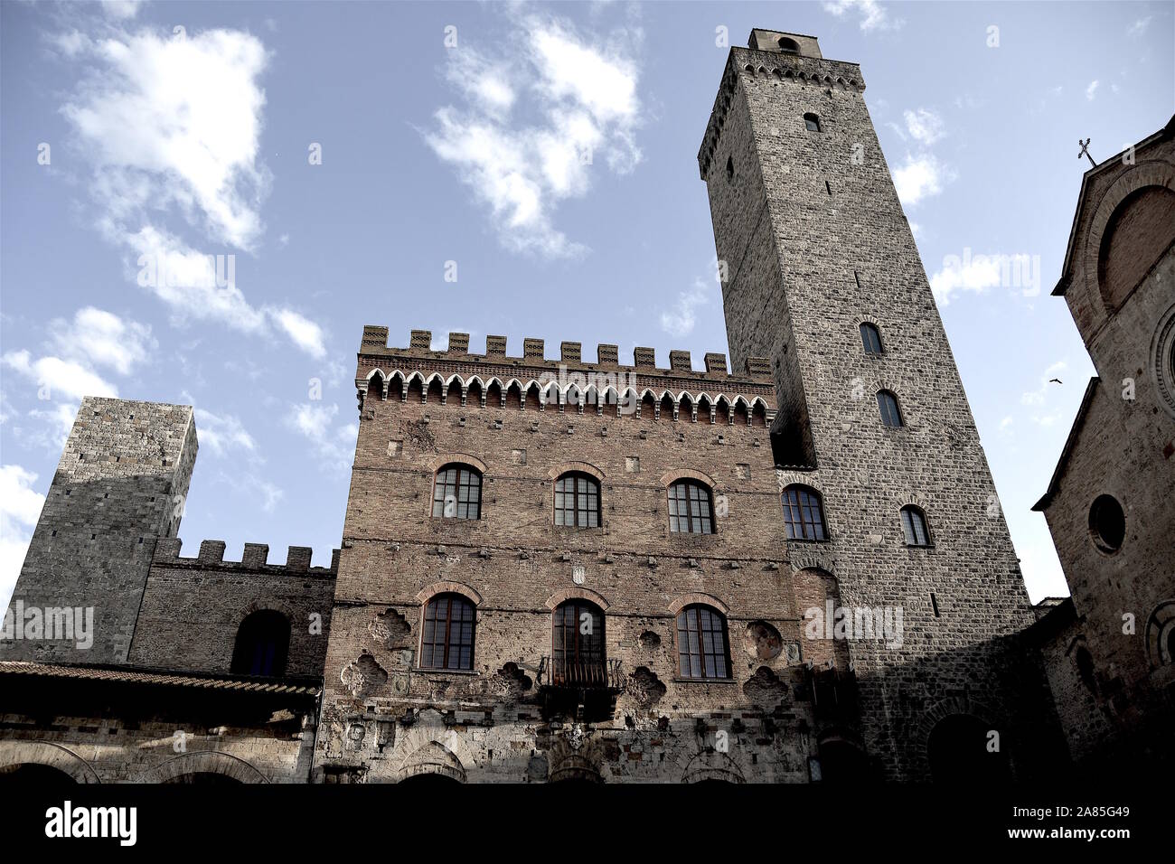 San Gimignano Toscane Italie Banque D'Images